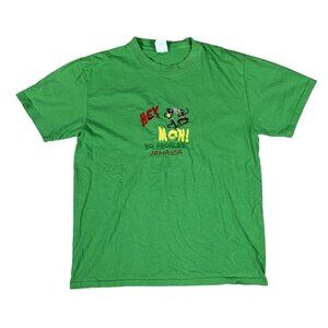 Hey Mon! No Problem Jamaica Green T-Shirt Size Large